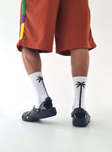 Load image into Gallery viewer, RugRiders Palm Tree Socks – White