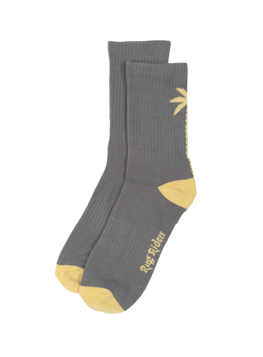 RugRiders Palm Tree Socks – Grey