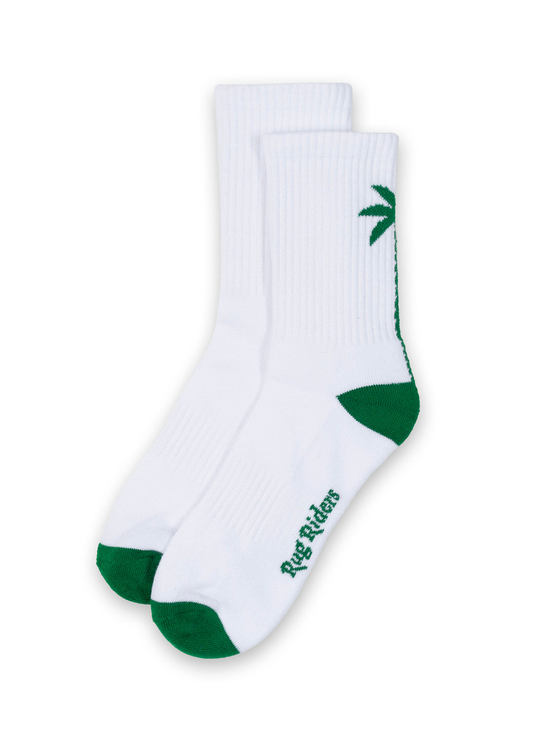 RugRiders Palm Tree Socks – White