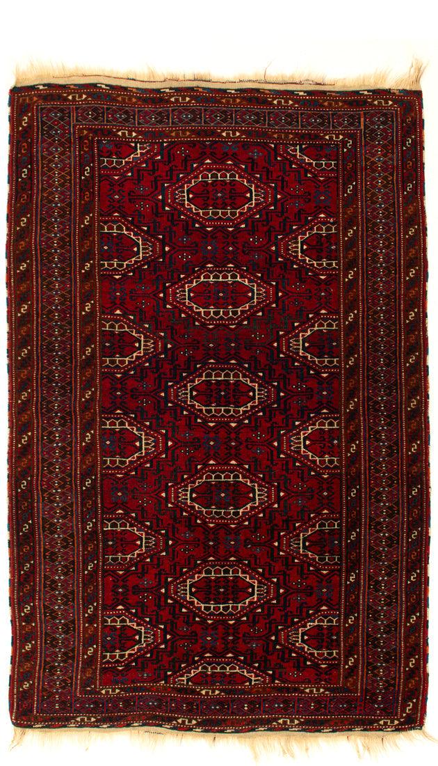 Nomadenteppich aus der Turkmenistan. Handgeknüpft