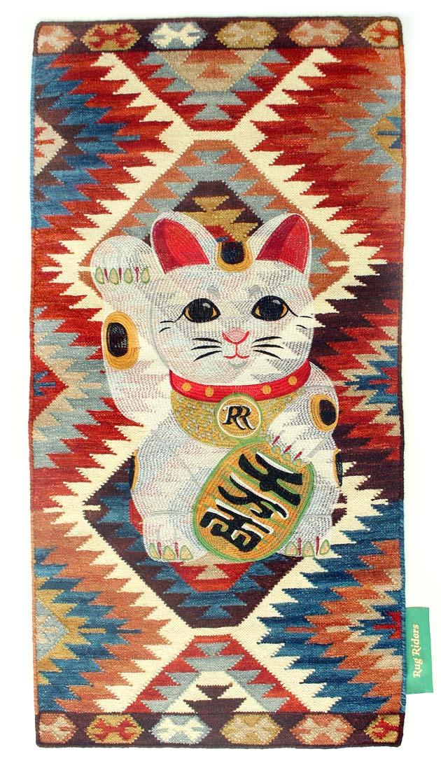 LUCKY CAT - Playful Kilim - rugriders